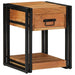 Dulap de noapte 2 pcs Maro 40 x 40 x 50 cm lemn masiv de acacia - WALTI WALTI