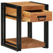 Dulap de noapte 2 pcs Maro 40 x 40 x 50 cm lemn masiv de acacia - WALTI WALTI