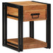 Dulap de noapte 2 pcs Maro 40 x 40 x 50 cm lemn masiv de acacia - WALTI WALTI