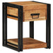 Dulap de noapte 2 pcs Maro 40 x 40 x 50 cm lemn masiv de acacia - WALTI WALTI