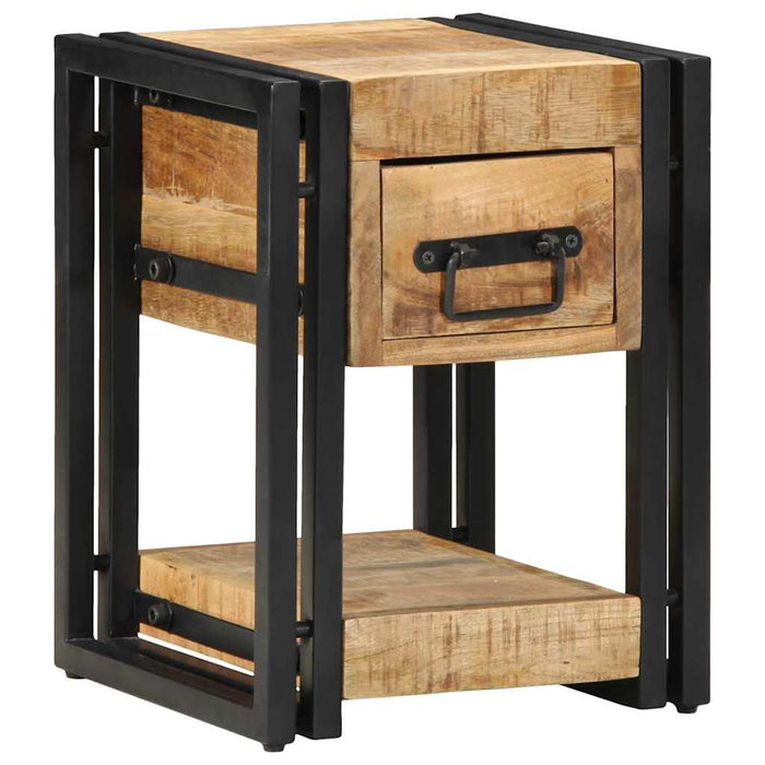 Dulap de noapte 2 pcs Maro 30 x 30 x 40 cm Lemn masiv de mango - WALTI WALTI