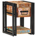 Dulap de noapte Multicolour 30 x 30 x 40 cm Lemn masiv reciclat - WALTI WALTI