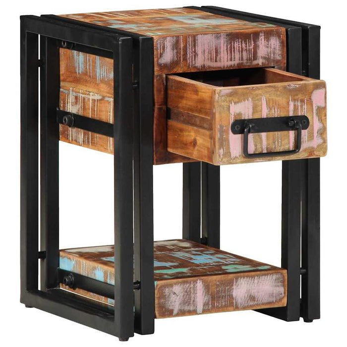 Dulap de noapte cu sertar 2 pcs Multicolour 30 x 30 x 40 cm - WALTI WALTI