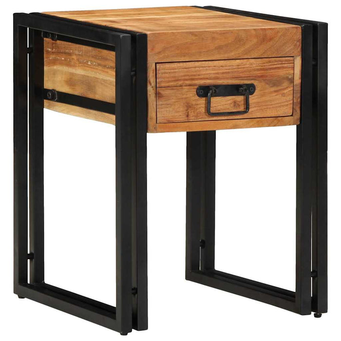 Masă laterală Maro 40 x 40 x 50 cm lemn masiv de acacia - WALTI WALTI