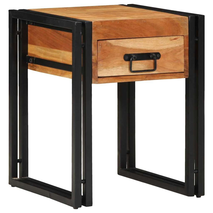 Masă laterală Maro 40 x 40 x 50 cm lemn masiv de acacia - WALTI WALTI