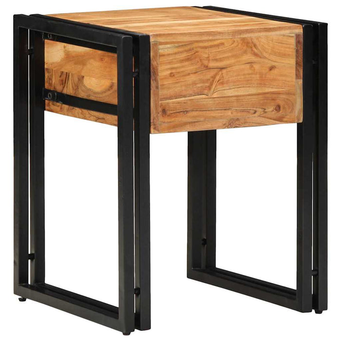 Masă laterală Maro 40 x 40 x 50 cm lemn masiv de acacia - WALTI WALTI
