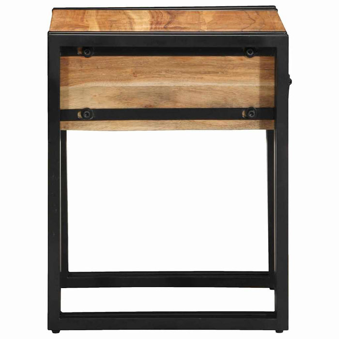 Masă laterală Maro 40 x 40 x 50 cm lemn masiv de acacia - WALTI WALTI