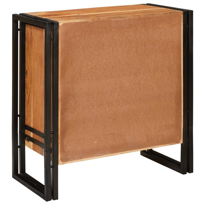 Bufet cu sertar Maro 66 x 33 x 70 cm Lemn Solid de Acacia WALTI