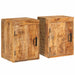 Noptieră 2 pcs Maro 35 x 33 x 48 cm Lemn de mango solid - WALTI WALTI