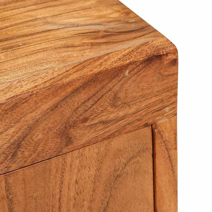 Noptieră 2 pcs Maro 35 x 33 x 48 cm Lemn Solid de Acacia - WALTI WALTI