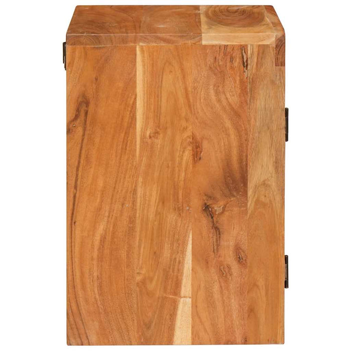 Noptieră 2 pcs Maro 35 x 33 x 48 cm Lemn Solid de Acacia - WALTI WALTI