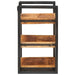 Noptieră Maro și negru 38 x 33 x 58 cm Lemn de mango solid - WALTI WALTI