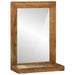 Oglindă pentru baie Maro 50 x 22 x 70 cm Lemn Solid de Acacia - WALTI WALTI