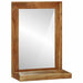Oglindă pentru baie Maro 50 x 22 x 70 cm Lemn Solid de Acacia - WALTI WALTI