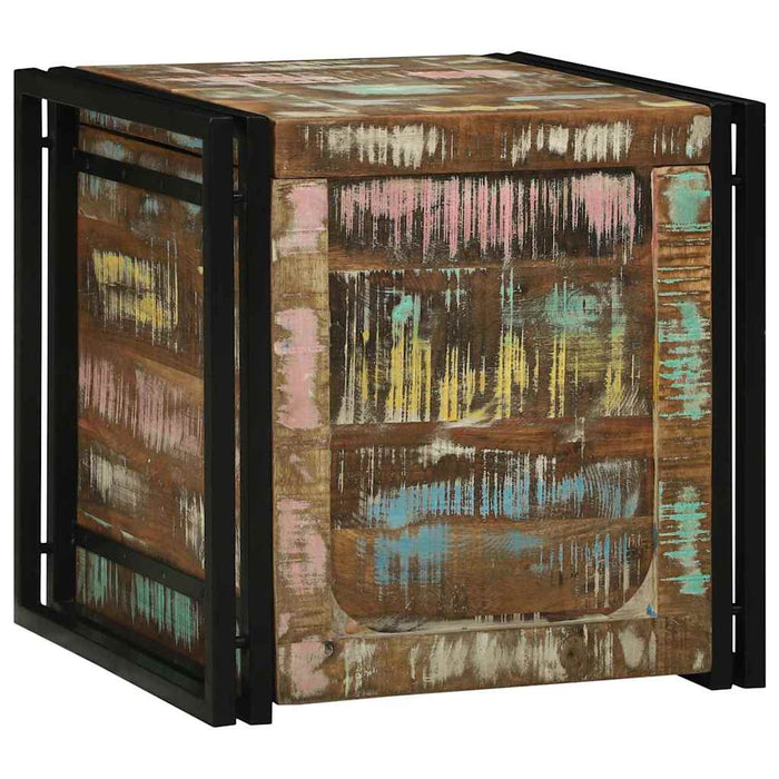 Cufere de Depozitare 50 x 50 x 50 cm Lemn masiv recuperat - WALTI WALTI