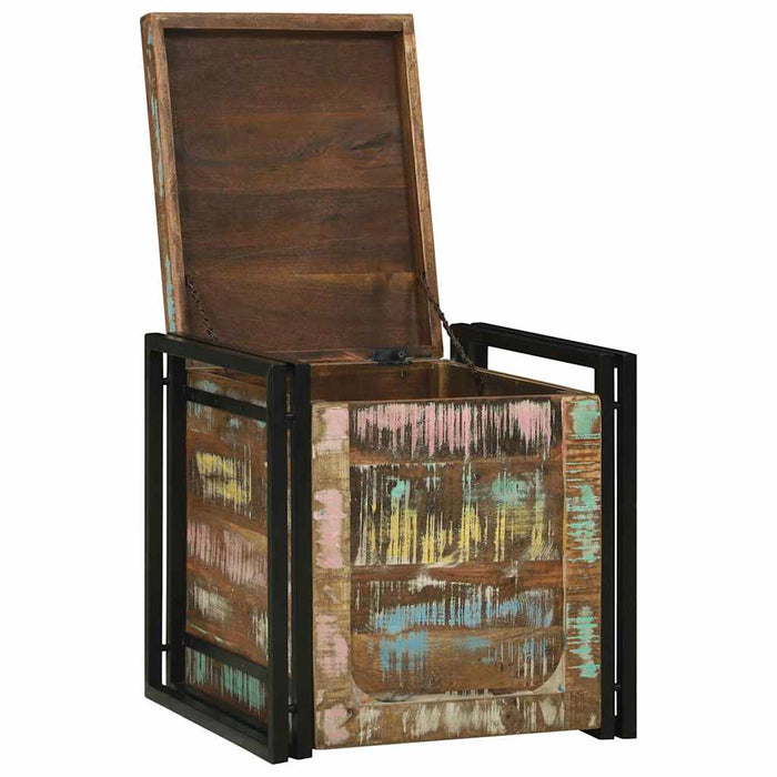 Cufere de Depozitare 50 x 50 x 50 cm Lemn masiv recuperat - WALTI WALTI