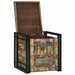 Cufere de Depozitare 50 x 50 x 50 cm Lemn masiv recuperat - WALTI WALTI