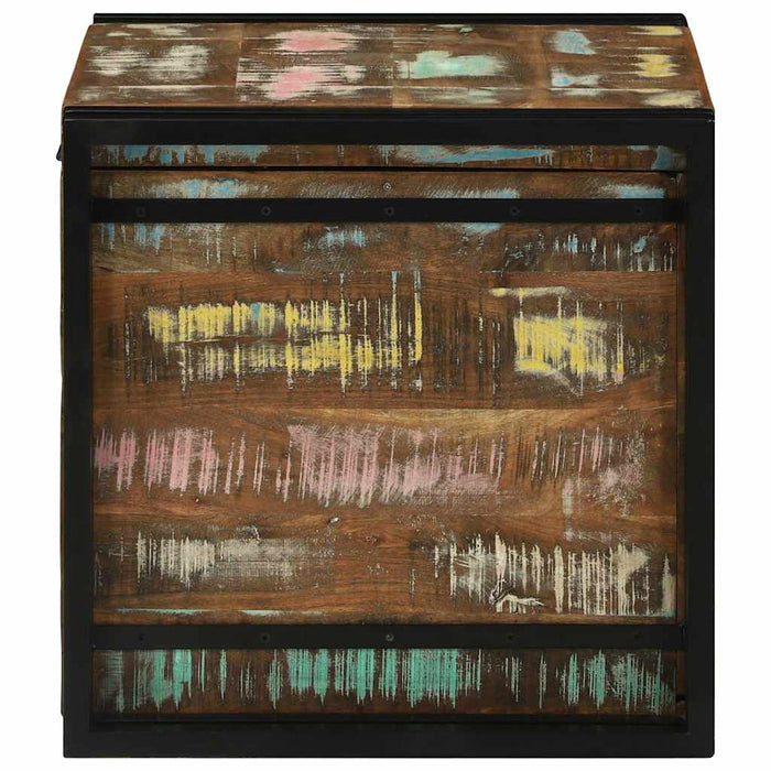 Cufere de Depozitare 50 x 50 x 50 cm Lemn masiv recuperat - WALTI WALTI