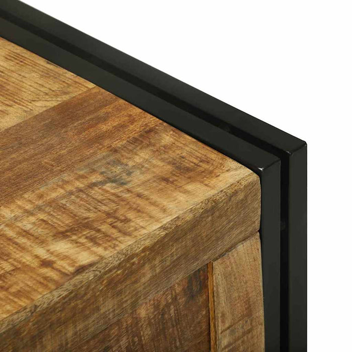 Cutie de depozitare 80 x 50 x 50 cm Lemn mango brut - WALTI WALTI