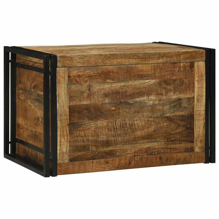 Cutie de depozitare 80 x 50 x 50 cm Lemn mango brut - WALTI WALTI