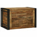 Cutie de depozitare 80 x 50 x 50 cm Lemn mango brut - WALTI WALTI