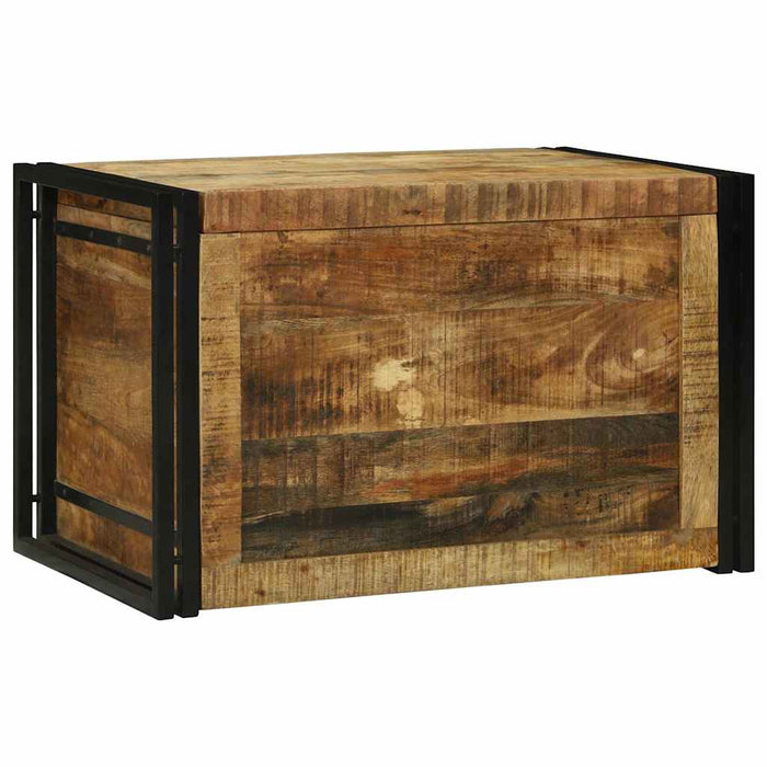 Cutie de depozitare 80 x 50 x 50 cm Lemn mango brut - WALTI WALTI
