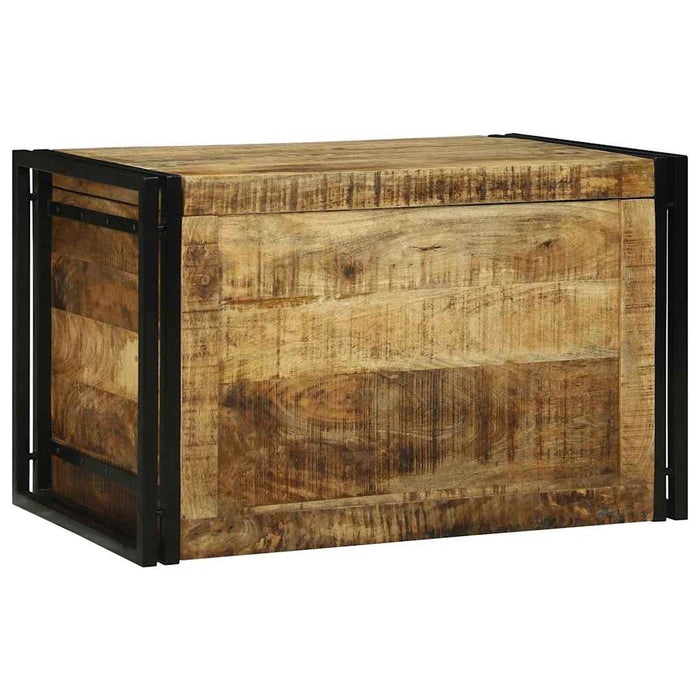 Cutie de depozitare 80 x 50 x 50 cm Lemn mango brut - WALTI WALTI