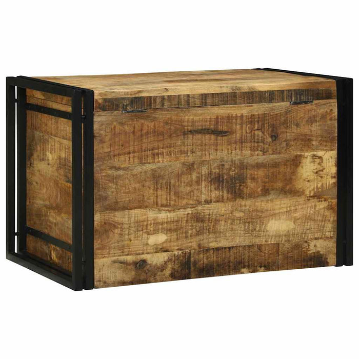 Cutie de depozitare 80 x 50 x 50 cm Lemn mango brut - WALTI WALTI