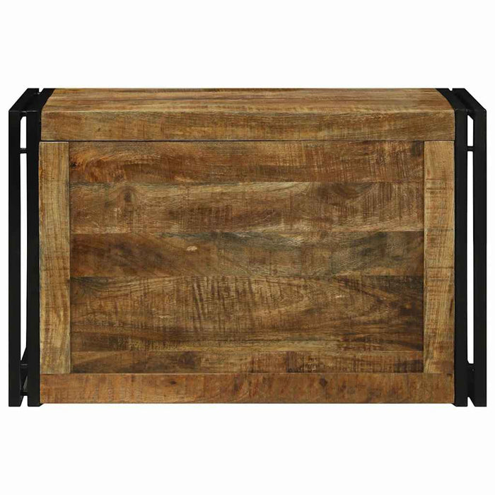 Cutie de depozitare 80 x 50 x 50 cm Lemn mango brut - WALTI WALTI