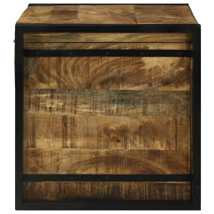 Cutie de depozitare 80 x 50 x 50 cm Lemn mango brut - WALTI WALTI
