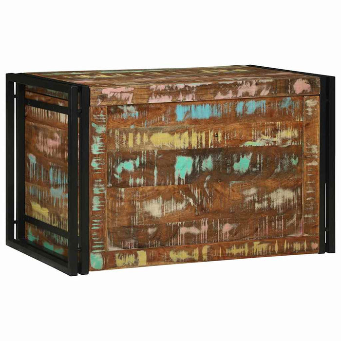Cutie de depozitare 80 x 50 x 50 cm lemn recuperat WALTI