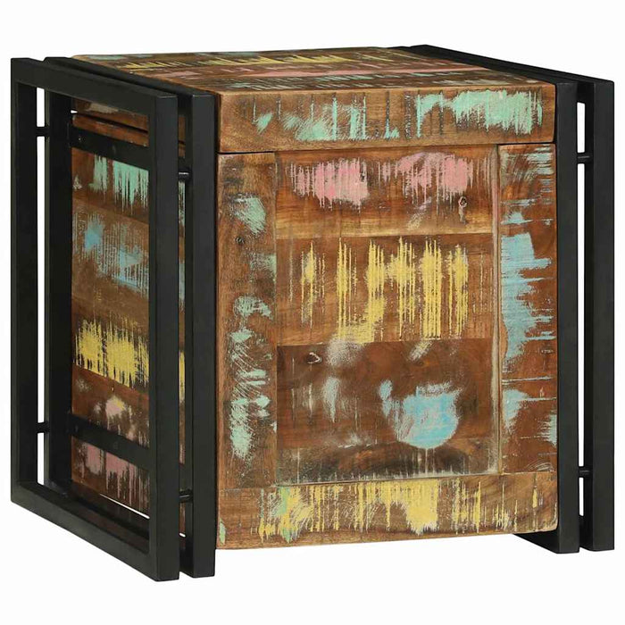 Cutie de depozitare 40 x 40 x 40 cm Lemn masiv de acacia - WALTI WALTI