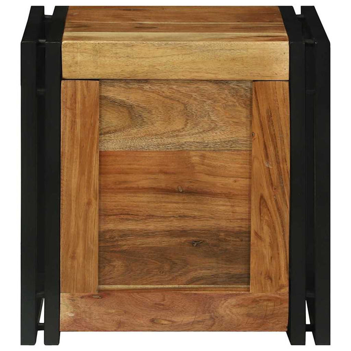 Cufere de Depozitare 40 x 40 x 40 cm Lemn masiv de acacia - WALTI WALTI