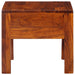 Noptiera 2 buc 40x40x36 cm lemn masiv de salcam - WALTI WALTI