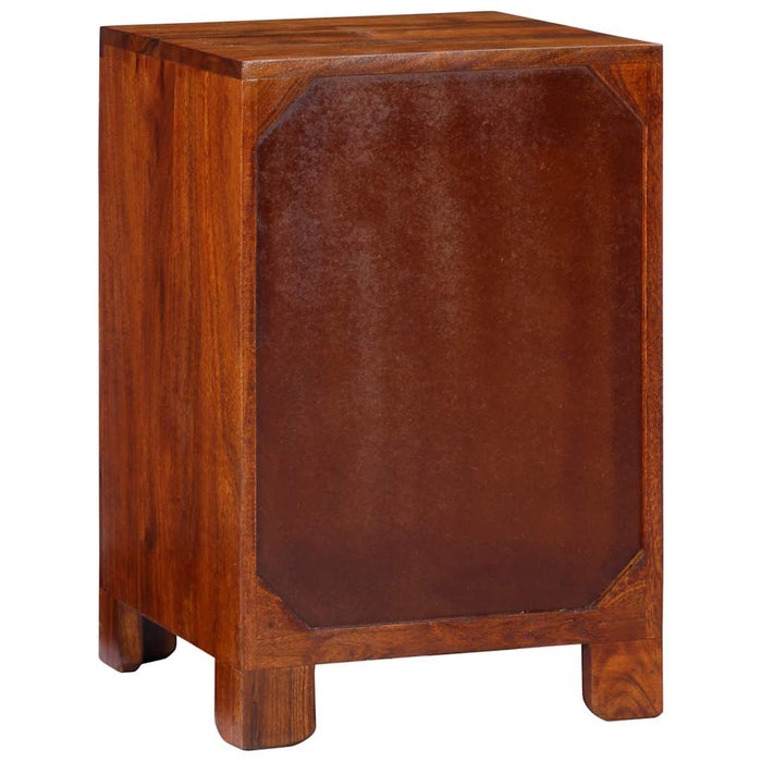 Noptiera 40x40x60 cm din lemn masiv de salcam WALTI