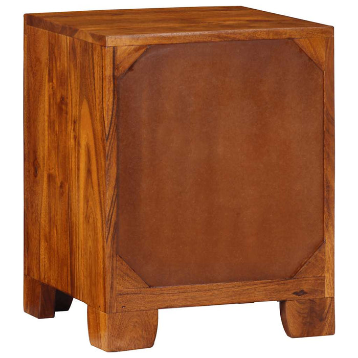 Noptiera 2 buc 35x35x45 cm lemn masiv de salcam WALTI