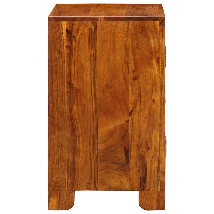 Bufetă multicolor 50x35x60 din lemn masiv de salcâm WALTI