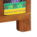 Bufetă multicolor 50x35x60 din lemn masiv de salcâm - WALTI WALTI