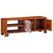Dulap TV multicolor 110x30x40 din lemn masiv de salcam - WALTI WALTI