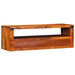 Dulap TV de perete multicolor 90x30x30 din lemn masiv de salcam - WALTI WALTI