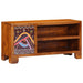 Dulap TV multicolor 90x30x45 din lemn masiv de salcam - WALTI WALTI