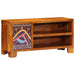 Dulap TV multicolor 90x30x45 din lemn masiv de salcam - WALTI WALTI