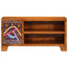 Dulap TV multicolor 90x30x45 din lemn masiv de salcam - WALTI WALTI