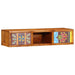 Dulap TV de perete multicolor 100x30x22 lemn masiv de salcam - WALTI WALTI