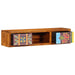 Dulap TV de perete multicolor 100x30x22 lemn masiv de salcam - WALTI WALTI