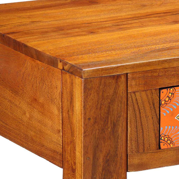 Birou cu sertar Maro 100 x 50 x 75 cm Lemn masiv de acacia - WALTI WALTI