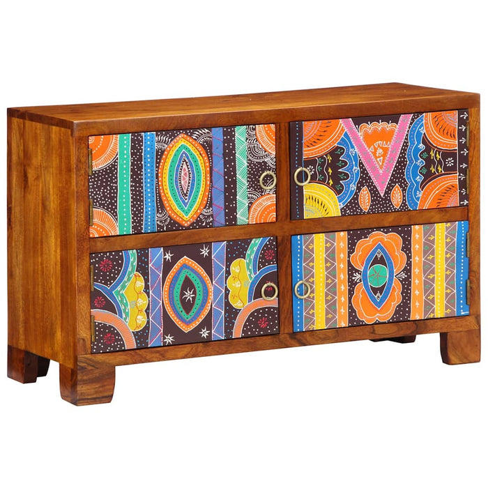 Dulap pentru pantofi Maro 90 x 35 x 55 cm Lemn Solid de Acacia - WALTI WALTI