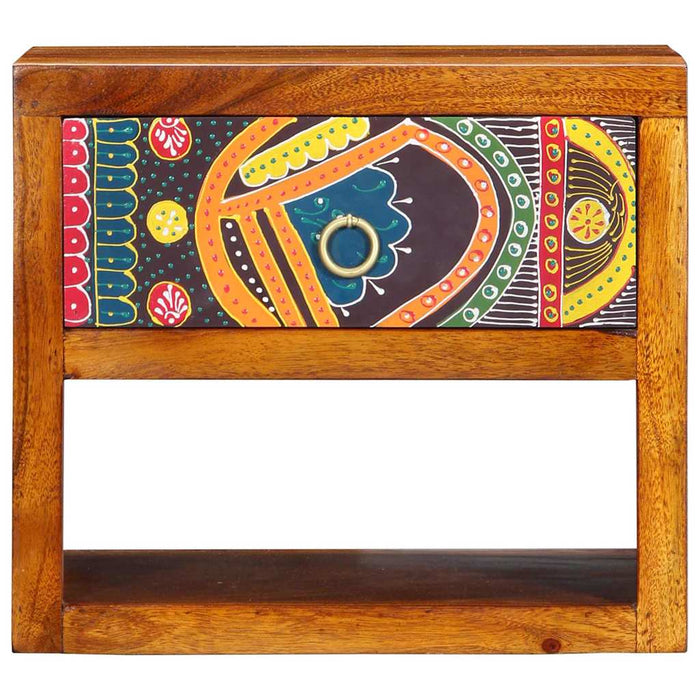 Noptiere, 2 buc., 40x35x35 cm, lemn masiv de acacia - WALTI WALTI