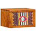 Noptieră Maro, multicolor 35 x 30 x 22 cm Lemn masiv de acacia - WALTI WALTI