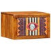 Noptieră Maro, multicolor 35 x 30 x 22 cm Lemn masiv de acacia - WALTI WALTI